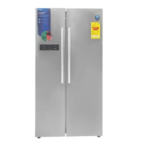 MIDEA 510L SIDE BY SIDE FRIDGE SILVER MDRS710FGN02D