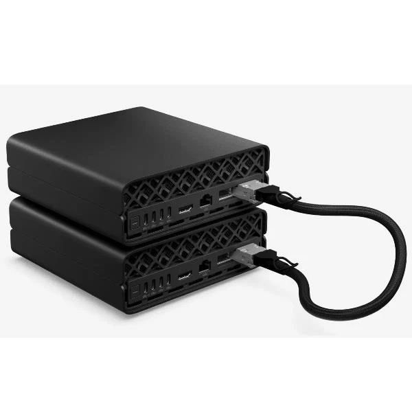 HP ZGX Nano G1n AI GB10 128 GB LPDDR5x-SDRAM 4 TB SSD Linux Mini PC Stazione di lavoro AI Workstation, AI PC Nero