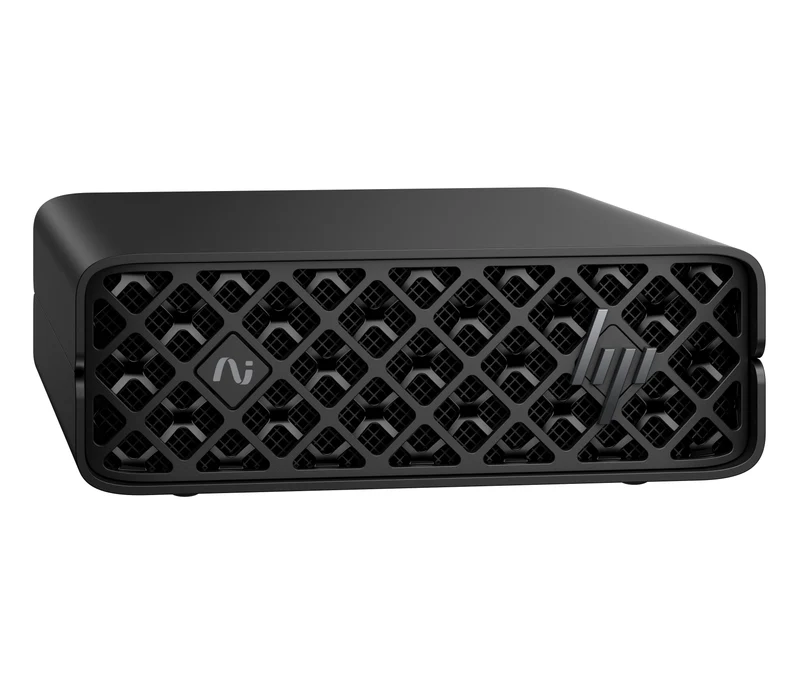 HP ZGX Nano G1n AI GB10 128 GB LPDDR5x-SDRAM 4 TB SSD Linux Mini PC Stazione di lavoro AI Workstation, AI PC Nero
