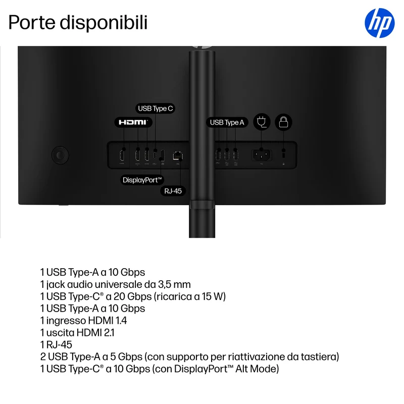 HP ProStudio 4 G1i Intel Core Ultra 5 235T 60,5 cm (23.8") 1920 x 1080 Pixel Touch screen PC All-in-one 16 GB DDR5-SDRAM 512 GB SSD Windows 11 Pro Wi-Fi 6E (802.11ax) AI PC Nero