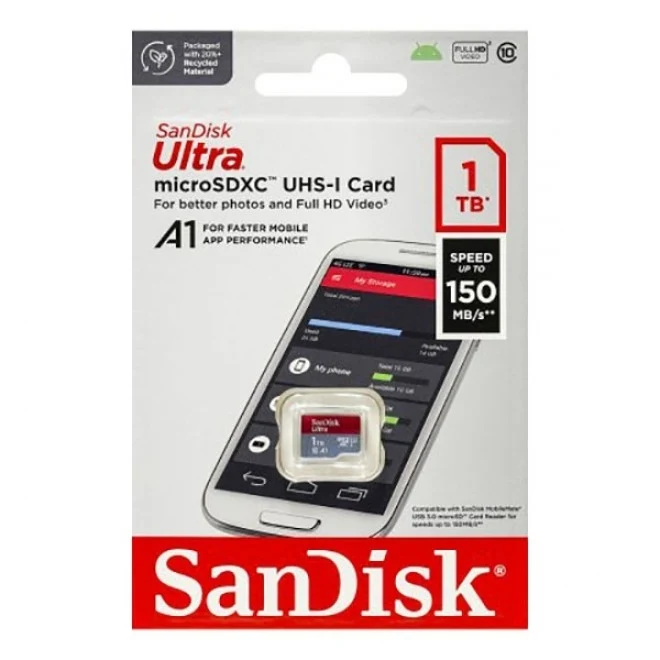 Sandisk Micro SD 1TB 150MB/S Class 10