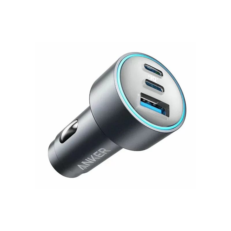 Anker 535 3-Port 67W USB-C Car Charger A2731HA1 Gray