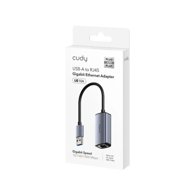 Cudy UE10A USB-A to Gigabit Ethernet Adapter