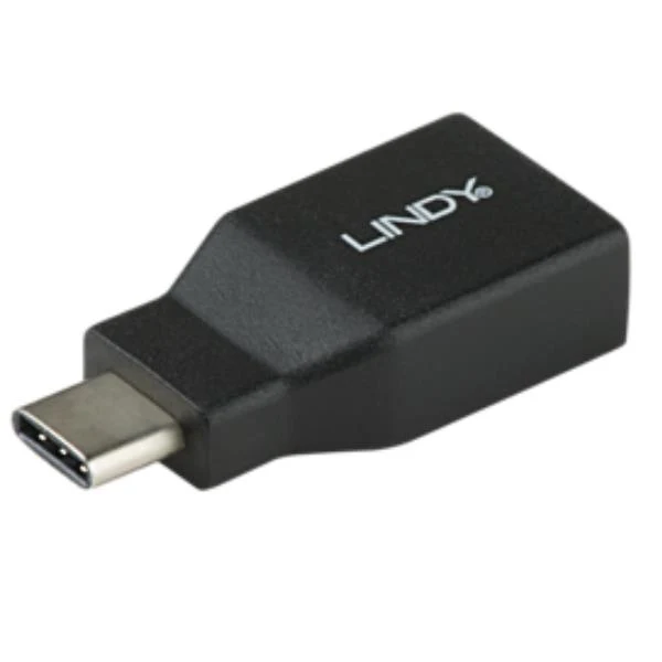Lindy 41899 adattatore per inversione del genere dei cavi USB 3.1-C USB 3.1-A Nero