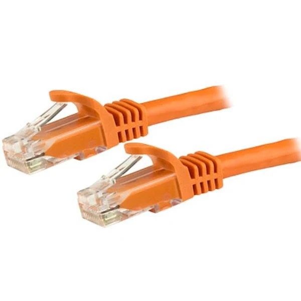 StarTech.com Cavo patch CAT6 1,5 m - Filo di rame al 100% - Connettore antistrappo - Arancione