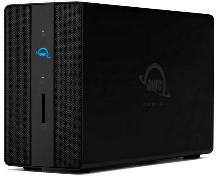 OWC TB3GM000S04 4.0TB SSD GEMINI - THUNDERBOLT (USB-C) DOCK AND DUAL-DRIVE RAID EXTERNAL STORAGE SOLUTION