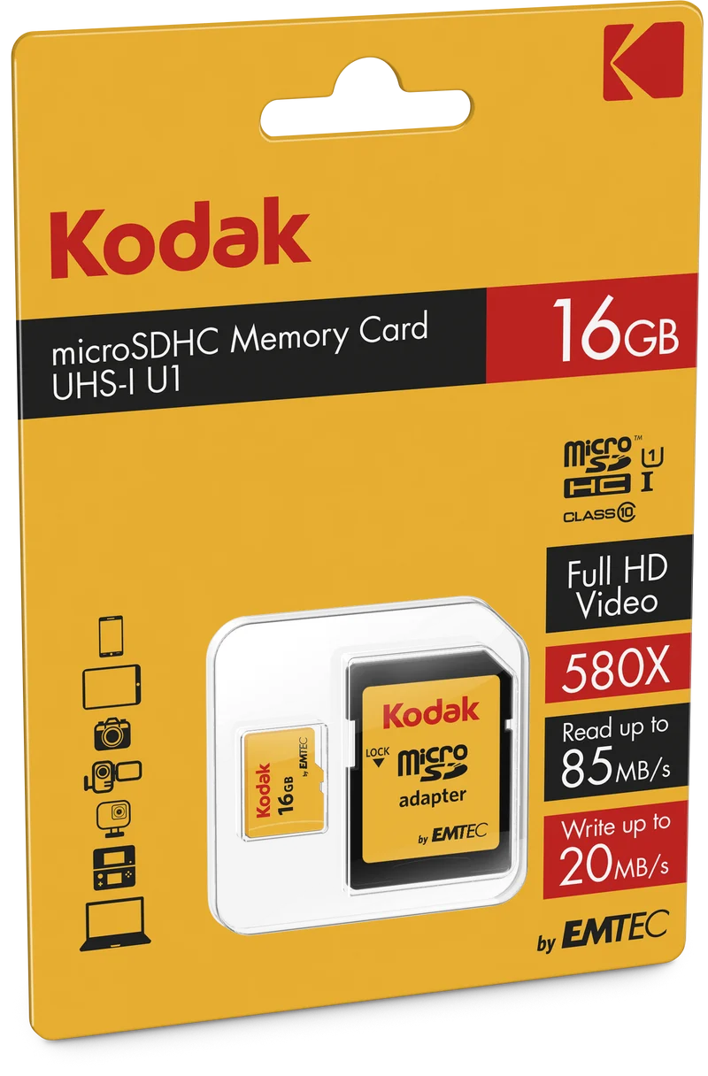16GB MicroSDHC UHS-I Classe 10