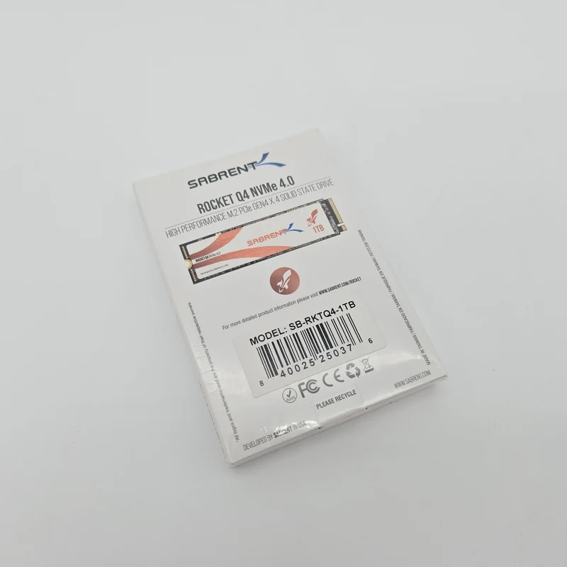 1TB Sabrent Rocket Q4 NVMe SSD, Gen 4 PCIe NVMe SSD, Brand New Sealed