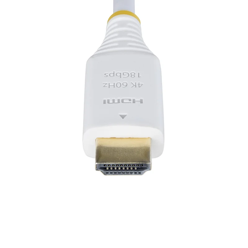 StarTech.com Cavo HDMI Premium Certificato Alta Velocità da 3m, 4K 60Hz / 1440p 144Hz, HDR10 / HDCP 2.2 / ARC, 18 Gbps, UHD HDMI 2.0 per TV / Monitor / Display, Rivestimento in TPE, Bianco