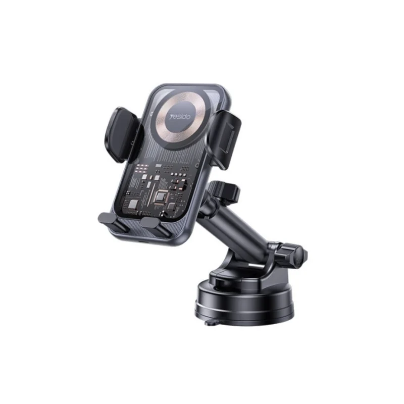 Yesido C307 15W Wireless Fast Charging Car Phone Holder