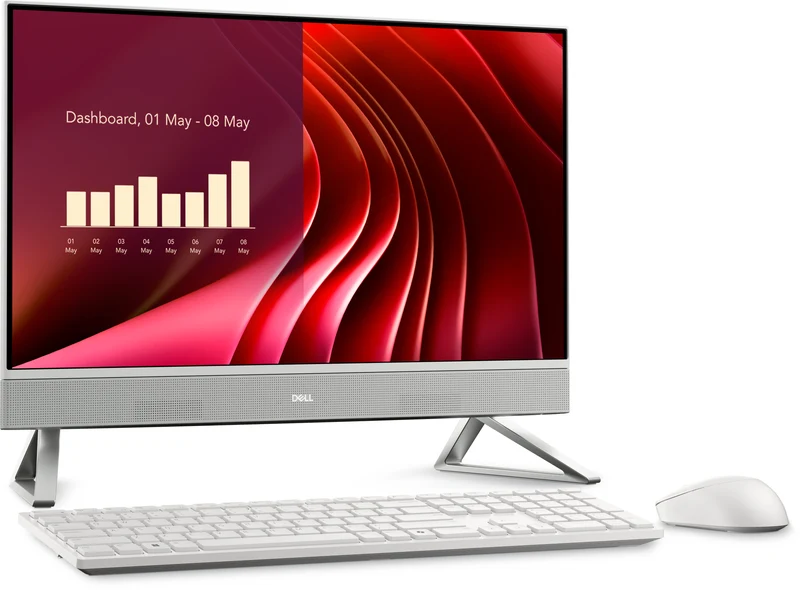 DELL EC24250 Intel Core 7 150U 60,5 cm (23.8") 1920 x 1080 Pixel PC All-in-one 16 GB DDR5-SDRAM 1 TB SSD Windows 11 Pro Wi-Fi 6E (802.11ax) Bianco
