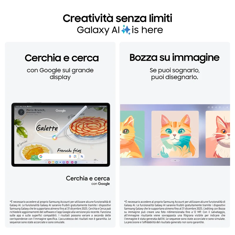 Samsung Galaxy Tab S10+, Tablet AI, Display 12.4" Dynamic AMOLED 2X, Wi-Fi, RAM 12GB, 256GB, 10.090 mAh, Android 14, IP68, Gray, [Versione italiana] 2024