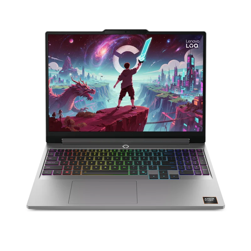 Lenovo LOQ 15AHP11 AMD Ryzen™ 7 250 Computer portatile 38,9 cm (15.3") WUXGA 16 GB DDR5-SDRAM 1 TB SSD NVIDIA GeForce RTX 5060 Wi-Fi 6 (802.11ax) Windows 11 Home Italiano Grigio