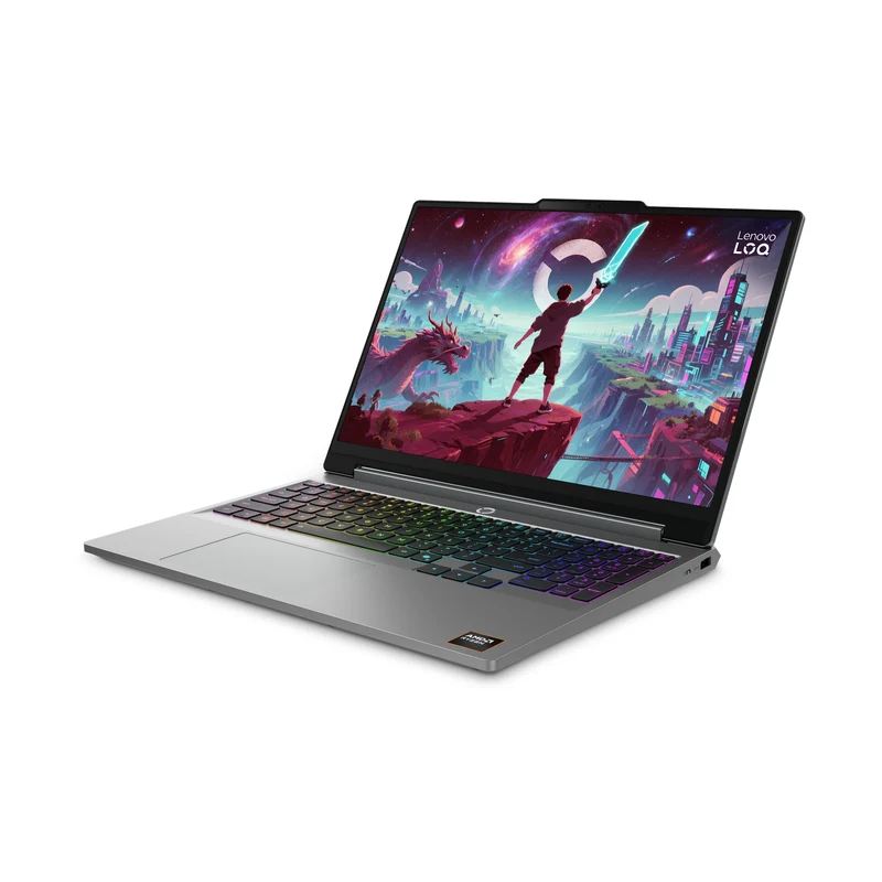 Lenovo LOQ 15AHP11 AMD Ryzen™ 7 250 Computer portatile 38,9 cm (15.3") WUXGA 16 GB DDR5-SDRAM 1 TB SSD NVIDIA GeForce RTX 5060 Wi-Fi 6 (802.11ax) Windows 11 Home Italiano Grigio