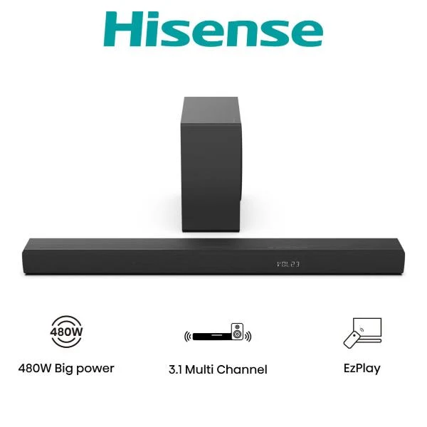 Hisense HS3100 Nero 3.1 canali 480 W