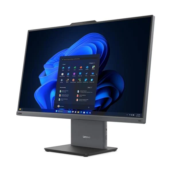 Lenovo ThinkCentre neo 50a 24 Gen 6 LNL Intel Core Ultra 7 256V 60,5 cm (23.8") 1920 x 1080 Pixel Touch screen PC All-in-one 16 GB LPDDR5x-SDRAM 512 GB SSD Windows 11 Pro Wi-Fi 6 (802.11ax) Grigio