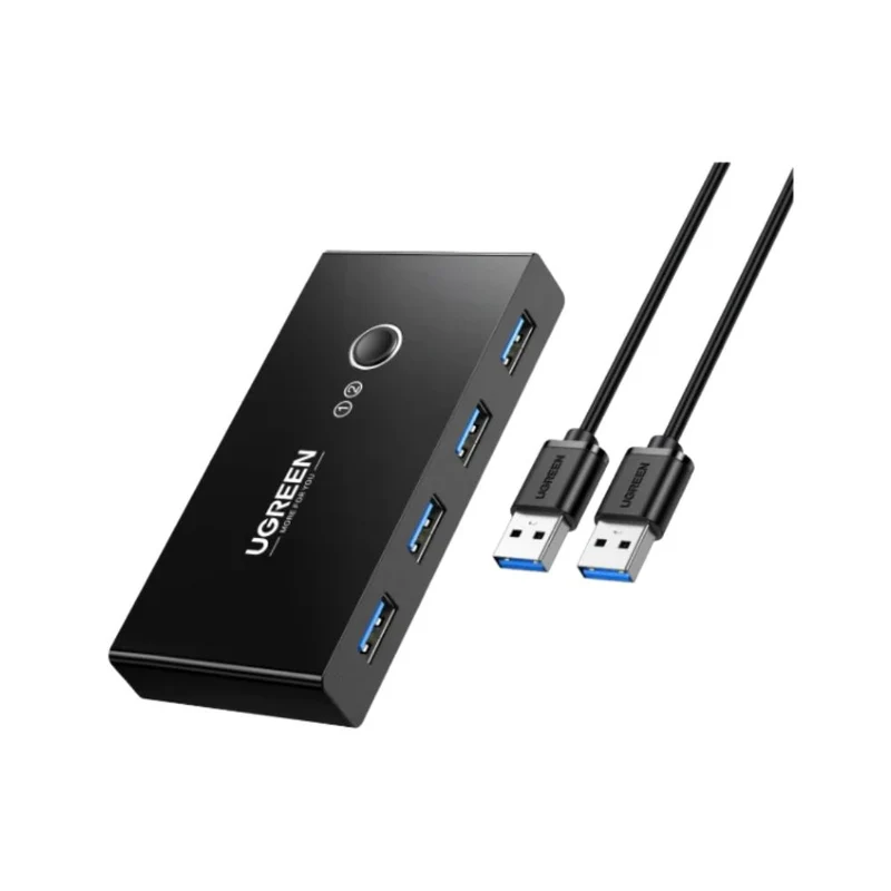 UGREEN 4 Port USB 3.0 5Gbps High-Speed Switch Selector 30768