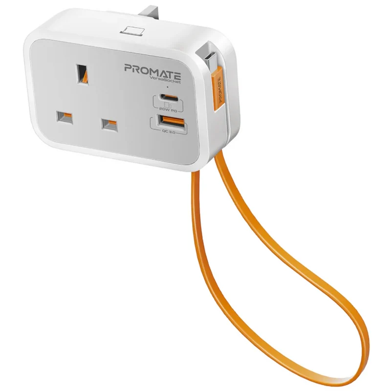 Promate VersaSocket Multi-Function AC Socket Charger