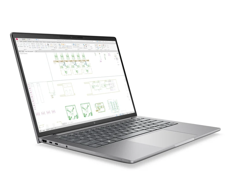 HP DK1M0ET laptop Copilot+ PC Intel Core Ultra 7 35,6 cm (14") WUXGA 24 GB DDR5-SDRAM 512 GB SSD Wi-Fi 7 (802.11be) Windows 11 Pro AI Workstation, AI PC Argento