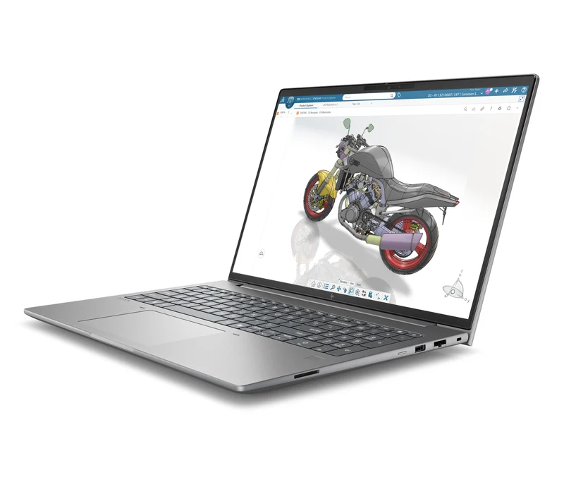 HP DK1L1ET laptop Copilot+ PC Intel Core Ultra 7 356H 40,6 cm (16") WUXGA 32 GB DDR5-SDRAM 1 TB SSD NVIDIA RTX PRO 1000 Blackwell Wi-Fi 7 (802.11be) Windows 11 Pro AI Workstation, AI PC Argento