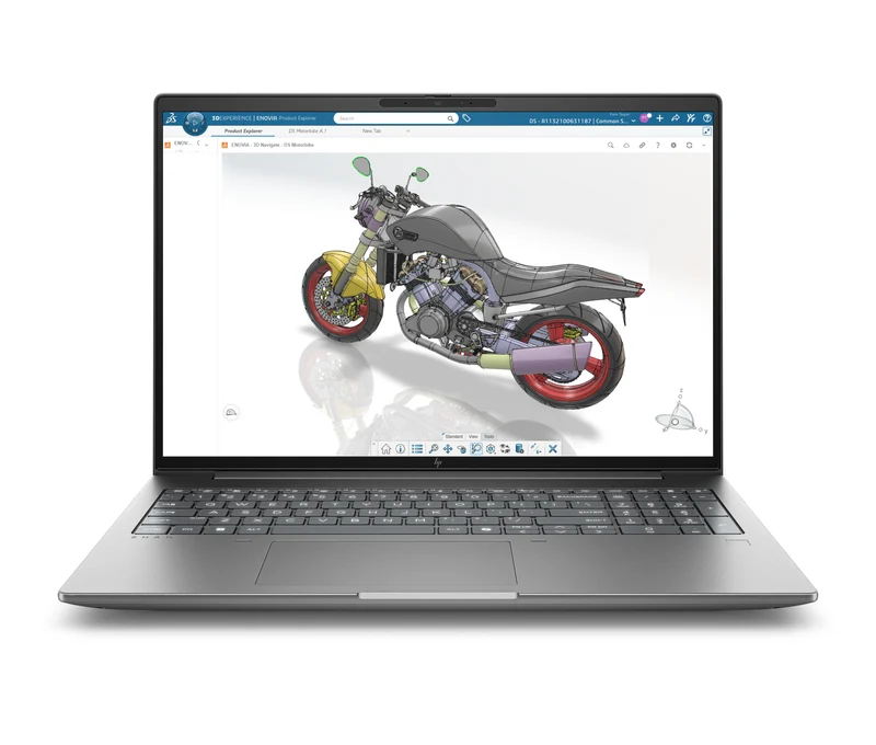 HP DK1U4ET laptop Copilot+ PC Intel Core Ultra 7 356H 40,6 cm (16") WUXGA 32 GB DDR5-SDRAM 1 TB SSD NVIDIA RTX PRO 2000 Blackwell Wi-Fi 7 (802.11be) Windows 11 Pro AI Workstation, AI PC Argento