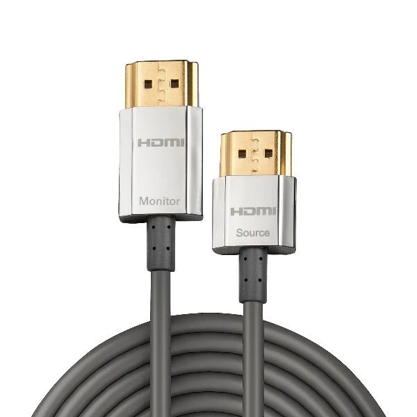 Lindy 41676 cavo HDMI 4,5 m HDMI tipo A (Standard) Nero, Oro, Argento