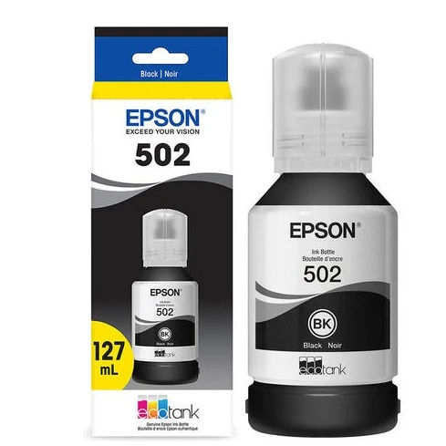 EPSON - Bouteille d'Encre Noir T502