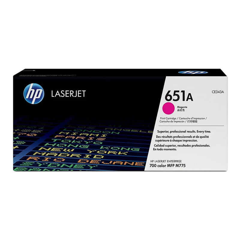 HP Toner CE343A Original 651A Magenta