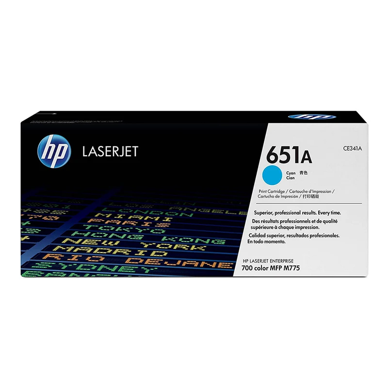 HP Toner CE341A Original 651A Cyan