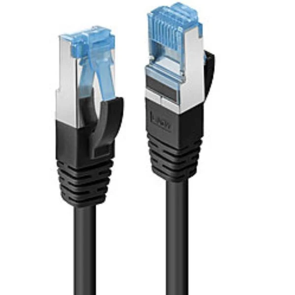 Lindy 47181 cavo di rete Nero 5 m Cat6a S/FTP (S-STP)