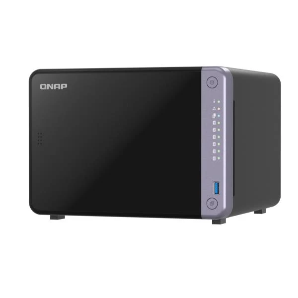 QNAP TS-632X-4G server NAS e di archiviazione Tower Alpine Alpine AL-524 4 GB DDR4 QNAP QTS Nero