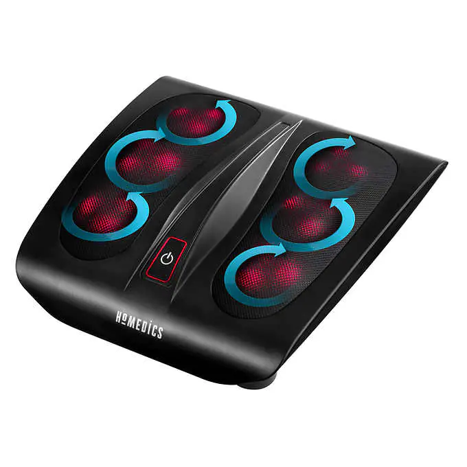 HOMEDICS - Appareil de Massage Triple Action Shiatsu Pour les Pieds Avec Chaleur