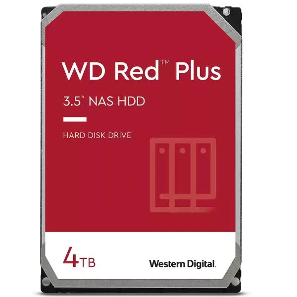 WD RED PLUS 4TB 128MB CACHE