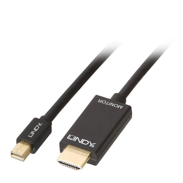 Lindy 36926 cavo e adattatore video 1 m HDMI tipo A (Standard) Mini DisplayPort Nero