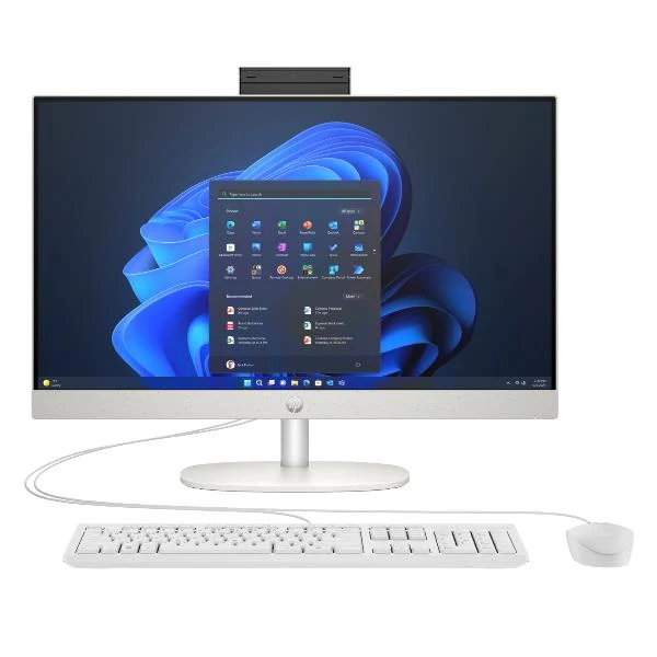 HP ProOne 240 G10 Desktop PC Intel® Core™ i3 i3-N300 60,5 cm (23.8") 1920 x 1080 Pixel PC All-in-one 16 GB DDR4-SDRAM 512 GB SSD Windows 11 Pro Wi-Fi 6 (802.11ax) Bianco