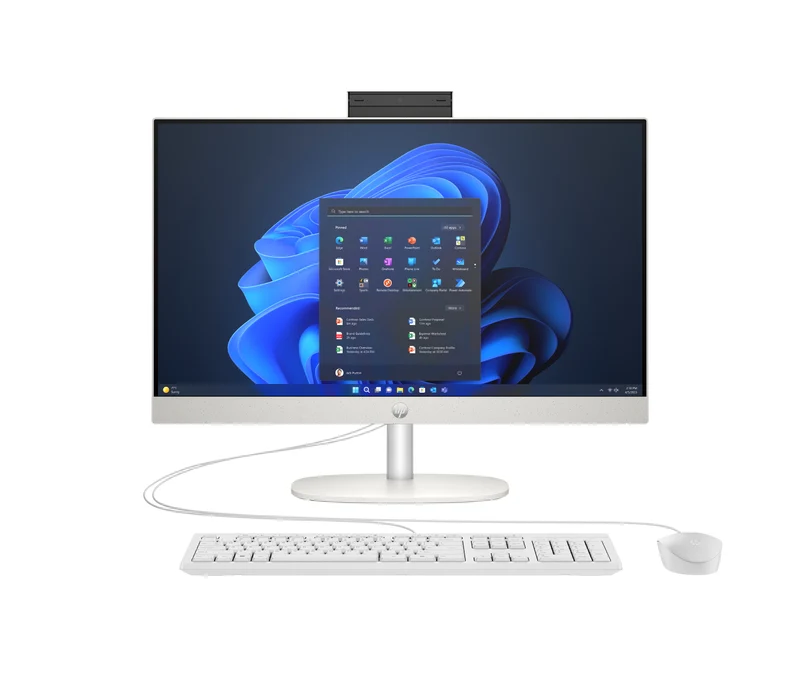 HP ProOne 240 G10 Desktop PC Intel® Core™ i3 i3-N300 60,5 cm (23.8") 1920 x 1080 Pixel PC All-in-one 16 GB DDR4-SDRAM 512 GB SSD Windows 11 Pro Wi-Fi 6 (802.11ax) Bianco