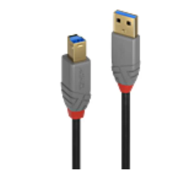Lindy 36741 cavo USB USB 3.2 Gen 1 (3.1 Gen 1) 1 m USB A USB B 5 Gbit/s Nero