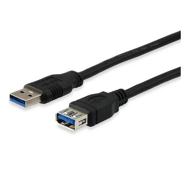 Equip 128399 Cavo di prolunga USB 3.0, da A/M ad A/F, 3,0 m, 5Gbps, nero