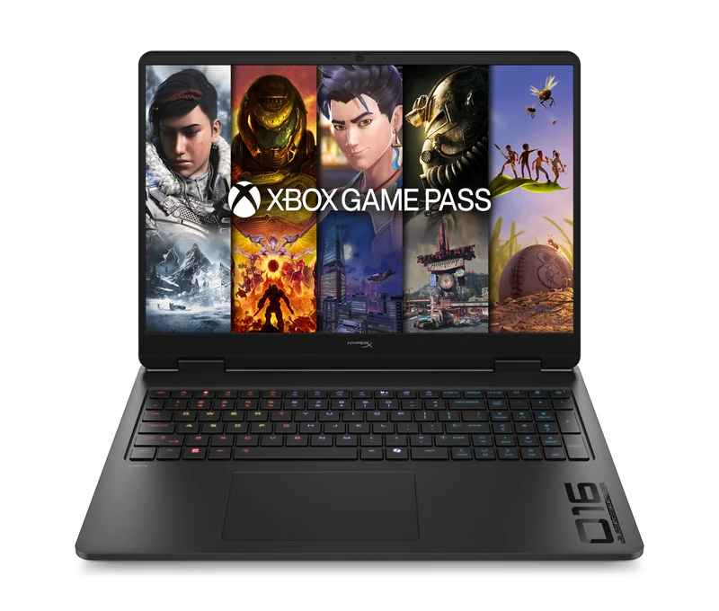 HP HyperX OMEN 16 inch Gaming Laptop PC 16-am2004nlx Intel Core Ultra 7 255HX 40,6 cm (16") 2.5K 16 GB DDR5-SDRAM NVIDIA GeForce RTX 5060 Wi-Fi 6 (802.11ax) Windows 11 Home AI PC Nero