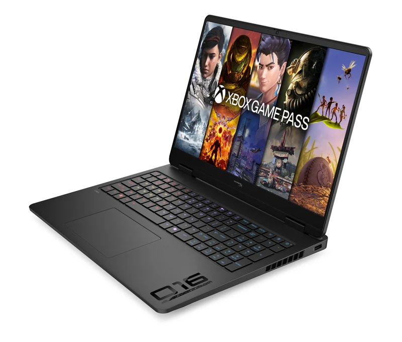HP HyperX OMEN 16 inch Gaming Laptop PC 16-am2004nlx Intel Core Ultra 7 255HX 40,6 cm (16") 2.5K 16 GB DDR5-SDRAM NVIDIA GeForce RTX 5060 Wi-Fi 6 (802.11ax) Windows 11 Home AI PC Nero