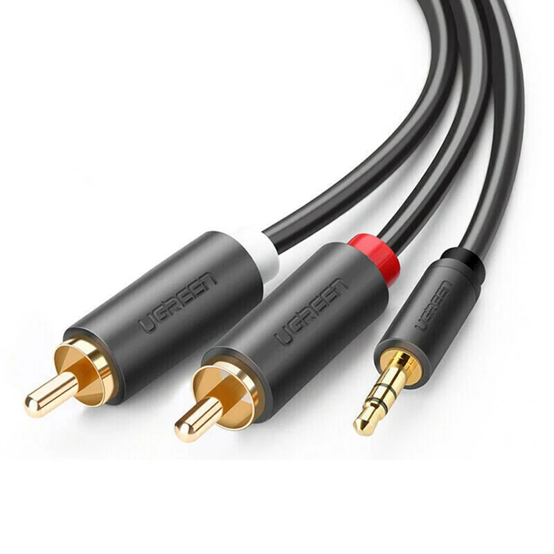 UGreen 3.5mm Male to 2RCA Male Cable 1M - 10772