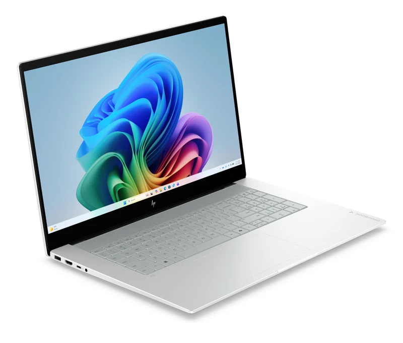 HP OmniBook X Laptop Next Gen AI 17-de0002nlx Copilot+ PC Intel Core Ultra 9 386H Computer portatile 43,9 cm (17.3") Touch screen Full HD 32 GB LPDDR5x-SDRAM 1 TB SSD Wi-Fi 7 (802.11be) Windows 11 Home Argento