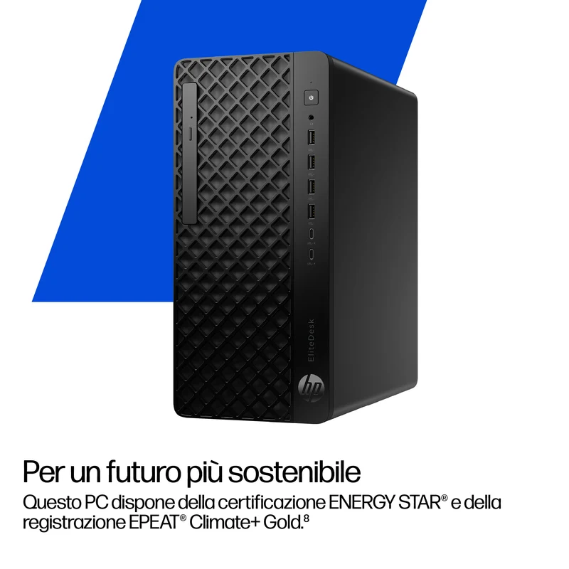 HP EliteDesk 8 SFF G1i Desktop AI PC Wolf Pro Security Edition Intel Core Ultra 5 235 16 GB DDR5-SDRAM 512 GB SSD Windows 11 Pro