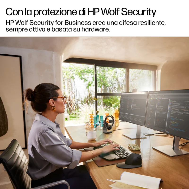 HP EliteDesk 8 SFF G1i Desktop AI PC Wolf Pro Security Edition Intel Core Ultra 5 235 16 GB DDR5-SDRAM 512 GB SSD Windows 11 Pro