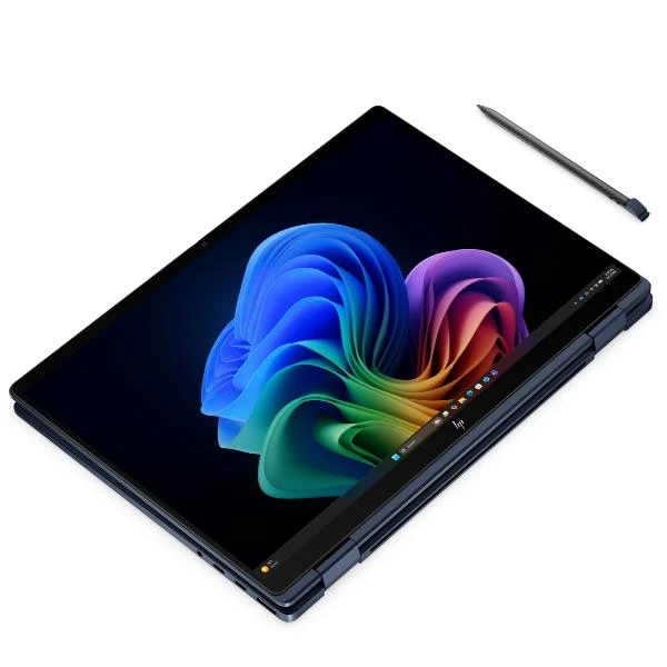 HP EliteBook X Flip G2i 14 inch Notebook Next Gen AI PC Wolf Pro Security Edition Copilot+ PC Intel Core Ultra X7 358H Ibrido (2 in 1) 35,6 cm (14") Touch screen 3K 32 GB LPDDR5x-SDRAM 1 TB SSD Wi-Fi 7 (802.11be) Windows 11 Pro Blu