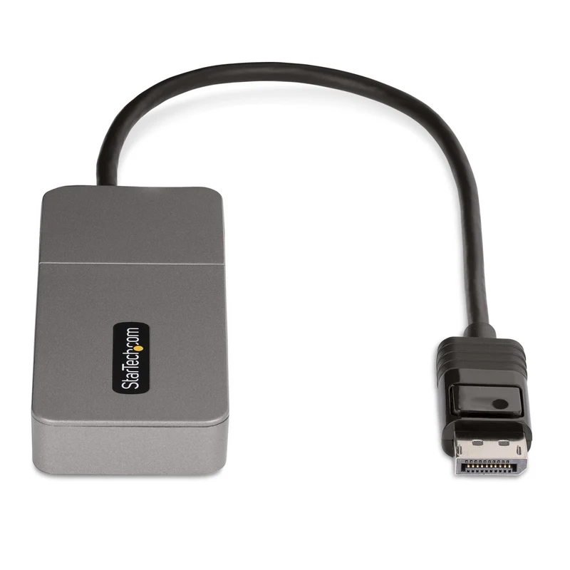 StarTech.com Adattatore DP HDMI a 3 Porte - Hub MST da DisplayPort a HDMI 4K 60Hz - Convertitore DP1.4 a Multi Monitor HDMI per Notebook - Splitter HDMI con Cavo Integrato da 30cm, Alimentato da USB - Solo Windows