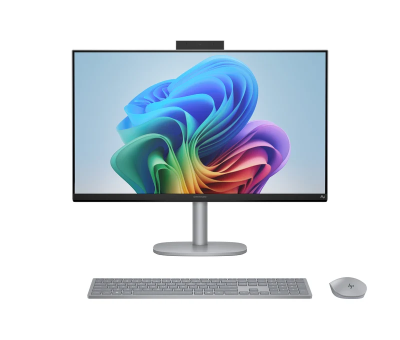 HP OmniStudio X All-in-One Desktop Next Gen AI 27-cs1009nl PC Copilot+ PC Intel Core Ultra 7 256V 68,6 cm (27") 1920 x 1080 Pixel Touch screen PC All-in-one 16 GB LPDDR5x-SDRAM 1 TB SSD Windows 11 Home Argento