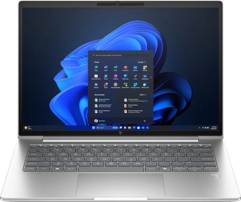 HP EliteBook 6 G1i Intel Core Ultra 7 255U Computer portatile 35,6 cm (14") WUXGA 24 GB DDR5-SDRAM 1 TB SSD Wi-Fi 7 (802.11be) Windows 11 Pro AI PC Argento