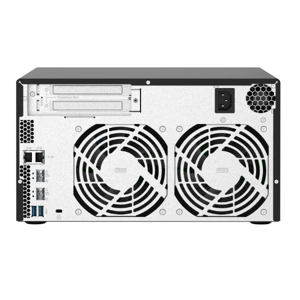 QNAP TS-832PX NAS Tower Annapurna Labs AL324 4 GB DDR4 0 TB QNAP Turbo System Alluminio, Nero