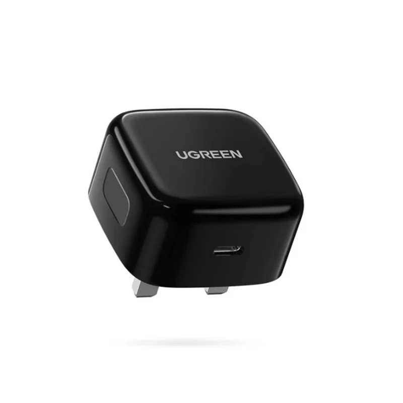 UGreen PD3.0 20W Fast charger UK (Black)-50339